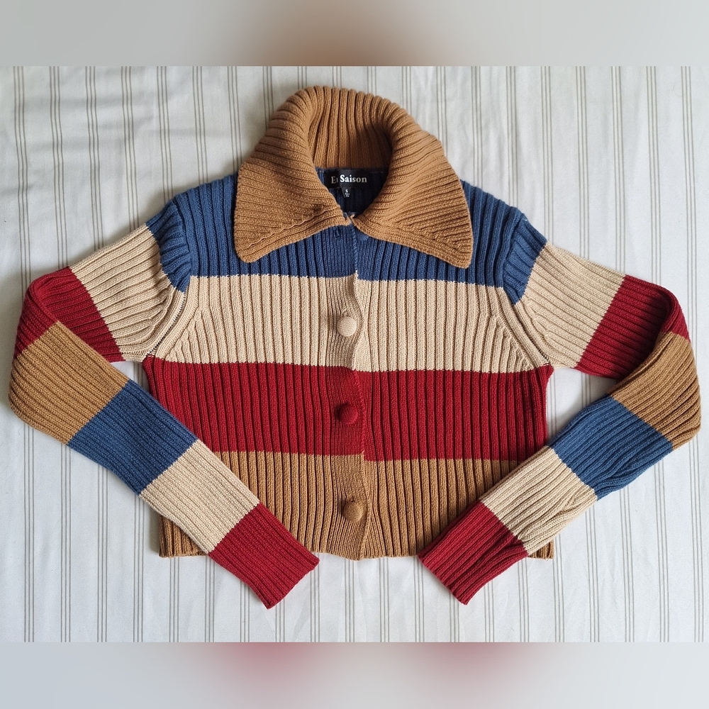 En saison elania cardigan sweater size S